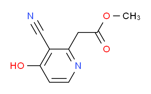 Methyl 3-cyano-4-hydroxypyridine-2-acetate