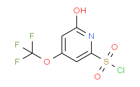 2-Hydroxy-4-(trifluoromethoxy)pyridine-6-sulfonyl chloride