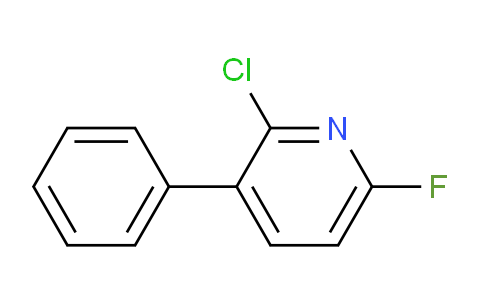 2-Chloro-6-fluoro-3-phenylpyridine