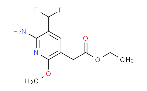 Ethyl 2-amino-3-(difluoromethyl)-6-methoxypyridine-5-acetate