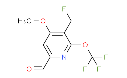 3-(Fluoromethyl)-4-methoxy-2-(trifluoromethoxy)pyridine-6-carboxaldehyde