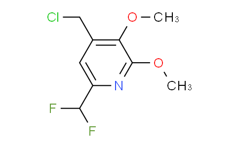 4-(Chloromethyl)-6-(difluoromethyl)-2,3-dimethoxypyridine