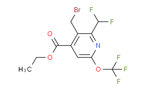AM45172 | 1805173-95-8 | Ethyl 3-(bromomethyl)-2-(difluoromethyl)-6-(trifluoromethoxy)pyridine-4-carboxylate
