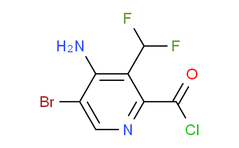AM45173 | 1805013-88-0 | 4-Amino-5-bromo-3-(difluoromethyl)pyridine-2-carbonyl chloride