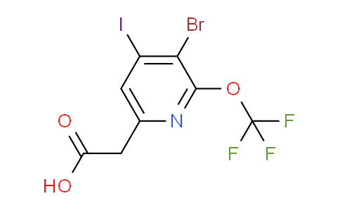 AM45181 | 1803990-90-0 | 3-Bromo-4-iodo-2-(trifluoromethoxy)pyridine-6-acetic acid