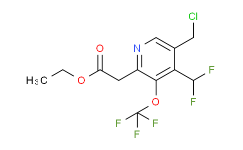 AM45190 | 1804656-39-0 | Ethyl 5-(chloromethyl)-4-(difluoromethyl)-3-(trifluoromethoxy)pyridine-2-acetate