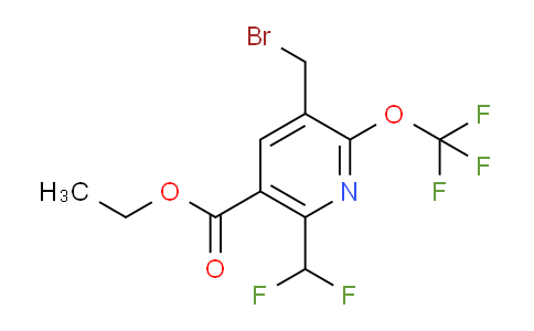 AM45192 | 1806783-46-9 | Ethyl 3-(bromomethyl)-6-(difluoromethyl)-2-(trifluoromethoxy)pyridine-5-carboxylate