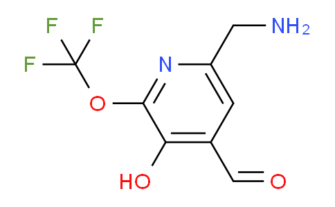 6-(Aminomethyl)-3-hydroxy-2-(trifluoromethoxy)pyridine-4-carboxaldehyde