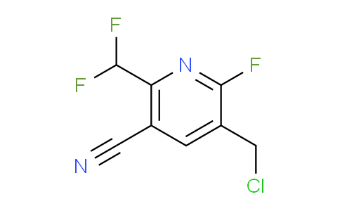 3-(Chloromethyl)-5-cyano-6-(difluoromethyl)-2-fluoropyridine