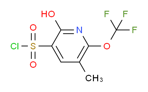 2-Hydroxy-5-methyl-6-(trifluoromethoxy)pyridine-3-sulfonyl chloride