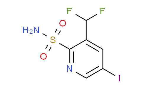 3-(Difluoromethyl)-5-iodopyridine-2-sulfonamide