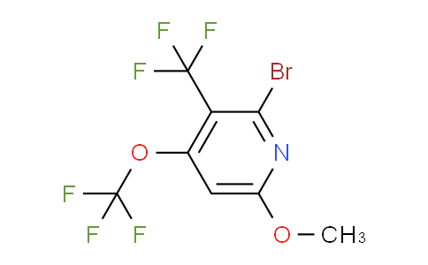 AM45276 | 1804396-72-2 | 2-Bromo-6-methoxy-4-(trifluoromethoxy)-3-(trifluoromethyl)pyridine