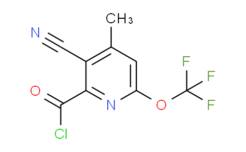 AM45277 | 1806156-69-3 | 3-Cyano-4-methyl-6-(trifluoromethoxy)pyridine-2-carbonyl chloride