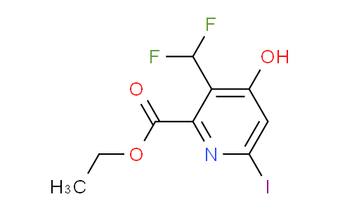 Ethyl 3-(difluoromethyl)-4-hydroxy-6-iodopyridine-2-carboxylate