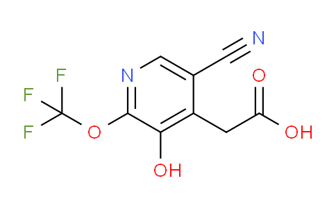 5-Cyano-3-hydroxy-2-(trifluoromethoxy)pyridine-4-acetic acid