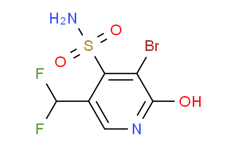 3-Bromo-5-(difluoromethyl)-2-hydroxypyridine-4-sulfonamide