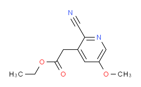 Ethyl 2-cyano-5-methoxypyridine-3-acetate