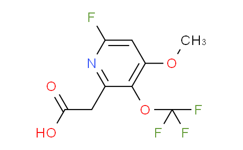 AM45296 | 1806255-68-4 | 6-Fluoro-4-methoxy-3-(trifluoromethoxy)pyridine-2-acetic acid