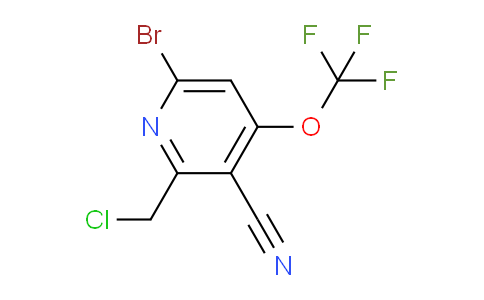 AM45309 | 1804571-63-8 | 6-Bromo-2-(chloromethyl)-3-cyano-4-(trifluoromethoxy)pyridine