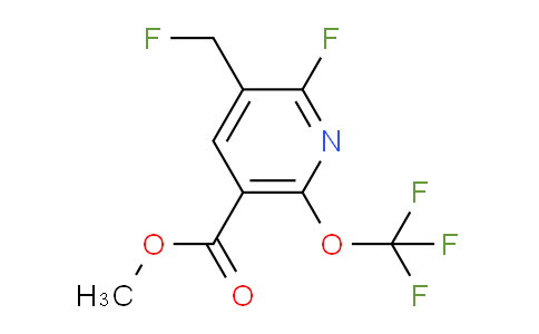 Methyl 2-fluoro-3-(fluoromethyl)-6-(trifluoromethoxy)pyridine-5-carboxylate
