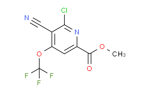 Methyl 2-chloro-3-cyano-4-(trifluoromethoxy)pyridine-6-carboxylate