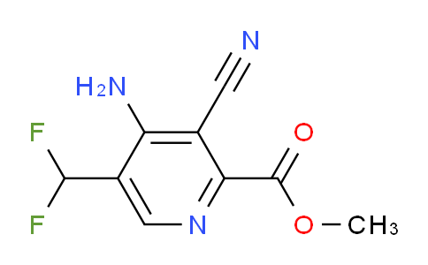 AM45315 | 1805340-34-4 | Methyl 4-amino-3-cyano-5-(difluoromethyl)pyridine-2-carboxylate
