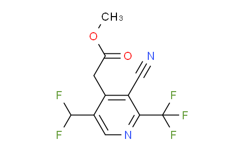 AM45320 | 1805586-52-0 | Methyl 3-cyano-5-(difluoromethyl)-2-(trifluoromethyl)pyridine-4-acetate