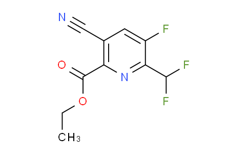 AM45334 | 1805390-77-5 | Ethyl 5-cyano-2-(difluoromethyl)-3-fluoropyridine-6-carboxylate