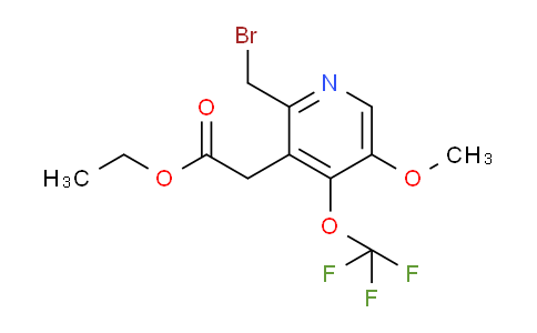 AM45339 | 1806154-00-6 | Ethyl 2-(bromomethyl)-5-methoxy-4-(trifluoromethoxy)pyridine-3-acetate