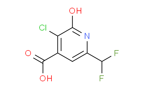3-Chloro-6-(difluoromethyl)-2-hydroxypyridine-4-carboxylic acid