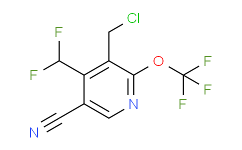 3-(Chloromethyl)-5-cyano-4-(difluoromethyl)-2-(trifluoromethoxy)pyridine