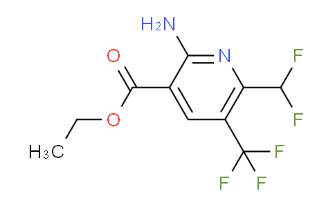 AM45356 | 1806930-20-0 | Ethyl 2-amino-6-(difluoromethyl)-5-(trifluoromethyl)pyridine-3-carboxylate