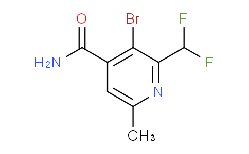 AM45359 | 1805357-44-1 | 3-Bromo-2-(difluoromethyl)-6-methylpyridine-4-carboxamide