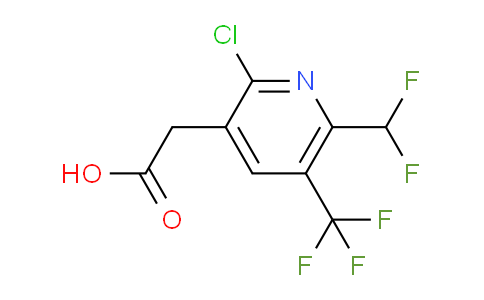 AM45360 | 1806947-26-1 | 2-Chloro-6-(difluoromethyl)-5-(trifluoromethyl)pyridine-3-acetic acid