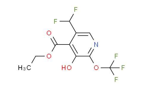 AM45365 | 1806735-77-2 | Ethyl 5-(difluoromethyl)-3-hydroxy-2-(trifluoromethoxy)pyridine-4-carboxylate