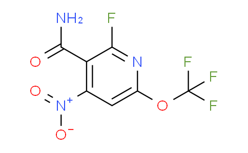 2-Fluoro-4-nitro-6-(trifluoromethoxy)pyridine-3-carboxamide