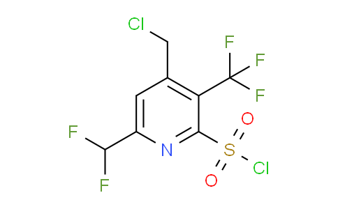 AM45369 | 1361879-78-8 | 4-(Chloromethyl)-6-(difluoromethyl)-3-(trifluoromethyl)pyridine-2-sulfonyl chloride
