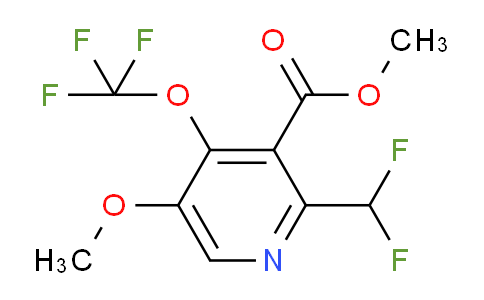 AM45376 | 1805008-52-9 | Methyl 2-(difluoromethyl)-5-methoxy-4-(trifluoromethoxy)pyridine-3-carboxylate