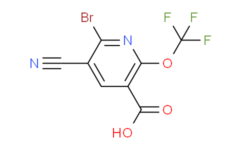 AM45387 | 1806230-48-7 | 2-Bromo-3-cyano-6-(trifluoromethoxy)pyridine-5-carboxylic acid