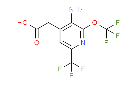 AM45402 | 1804538-88-2 | 3-Amino-2-(trifluoromethoxy)-6-(trifluoromethyl)pyridine-4-acetic acid