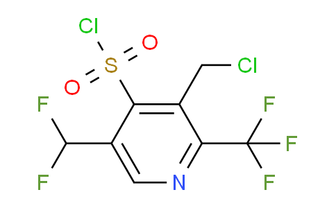 AM45407 | 1361808-73-2 | 3-(Chloromethyl)-5-(difluoromethyl)-2-(trifluoromethyl)pyridine-4-sulfonyl chloride