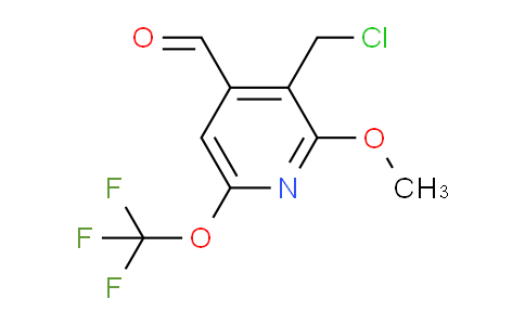 AM45408 | 1806766-04-0 | 3-(Chloromethyl)-2-methoxy-6-(trifluoromethoxy)pyridine-4-carboxaldehyde