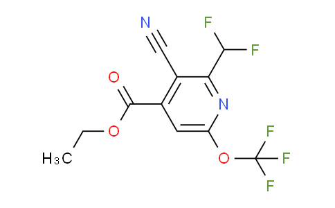 AM45413 | 1803679-62-0 | Ethyl 3-cyano-2-(difluoromethyl)-6-(trifluoromethoxy)pyridine-4-carboxylate