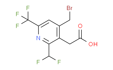 AM45438 | 1361822-39-0 | 4-(Bromomethyl)-2-(difluoromethyl)-6-(trifluoromethyl)pyridine-3-acetic acid