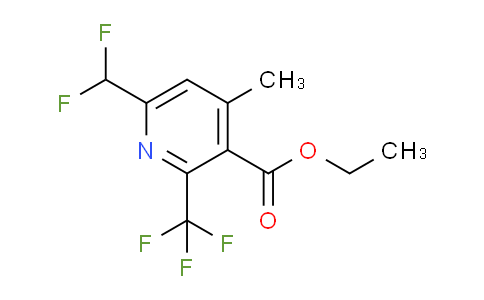 AM45456 | 1361731-80-7 | Ethyl 6-(difluoromethyl)-4-methyl-2-(trifluoromethyl)pyridine-3-carboxylate