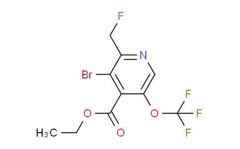 AM45458 | 1803528-91-7 | Ethyl 3-bromo-2-(fluoromethyl)-5-(trifluoromethoxy)pyridine-4-carboxylate