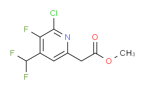 Methyl 2-chloro-4-(difluoromethyl)-3-fluoropyridine-6-acetate