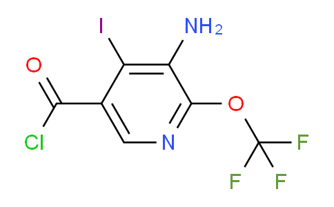3-Amino-4-iodo-2-(trifluoromethoxy)pyridine-5-carbonyl chloride