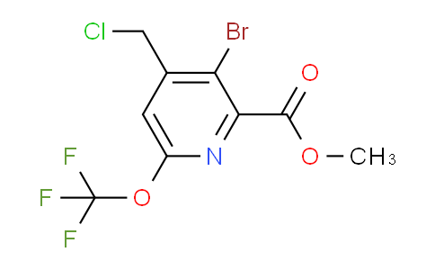 AM45506 | 1804544-27-1 | Methyl 3-bromo-4-(chloromethyl)-6-(trifluoromethoxy)pyridine-2-carboxylate