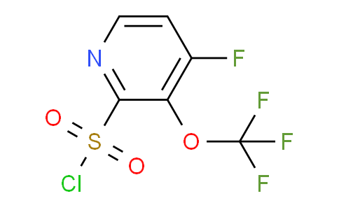 4-Fluoro-3-(trifluoromethoxy)pyridine-2-sulfonyl chloride